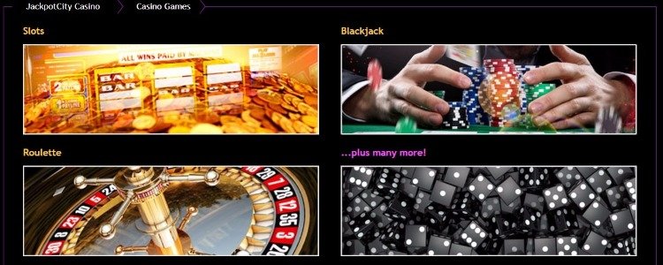 jackpot city online casino pokies and table games